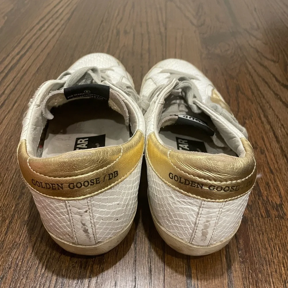 Golden goose gold and white 37 - Picture 3 of 4